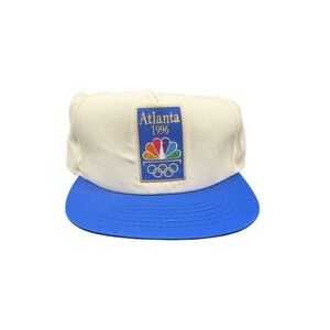 Atlanta 1996 Olympics NBC Logo peacock Baseball Cap Hat Made USA original tag